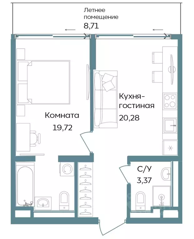 2-к кв. Крым, Саки ул. Морская (52.88 м) - Фото 0