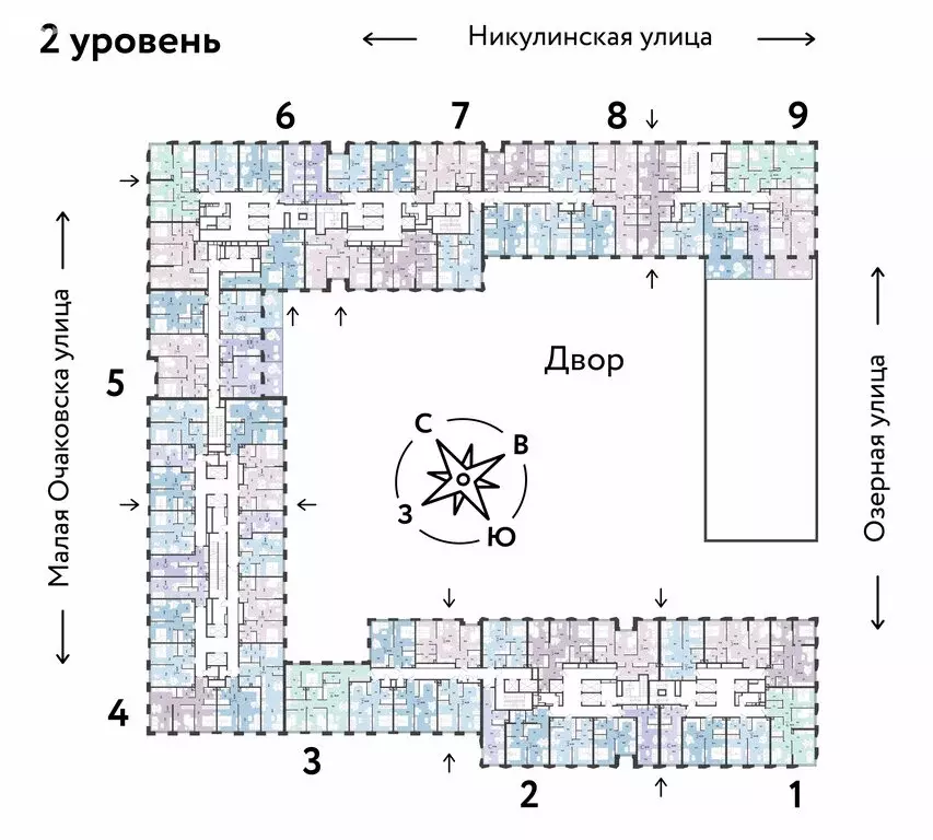 3-комнатная квартира: Москва, жилой комплекс Страна Озёрная (76.67 м) - Фото 1