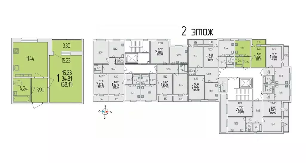 1-к кв. Белгородская область, Белгородский район, Разумное рп ул. ... - Фото 1