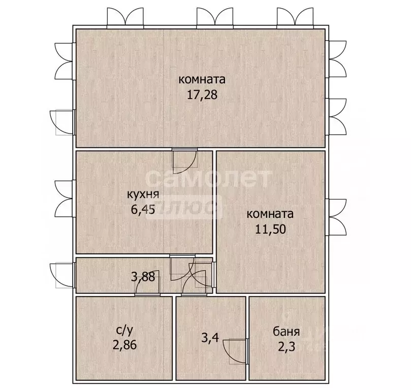 Дом в Тюменская область, Тюменский муниципальный округ, д. Елань, ... - Фото 2