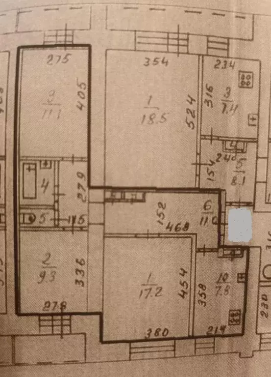 Продаётся 3-к квартира, 61 м - Фото 1