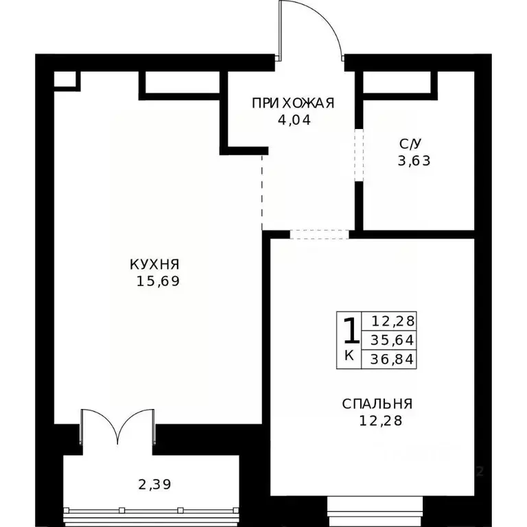 1-к кв. Нижегородская область, Нижний Новгород Ленгородок мкр, Мед ... - Фото 2