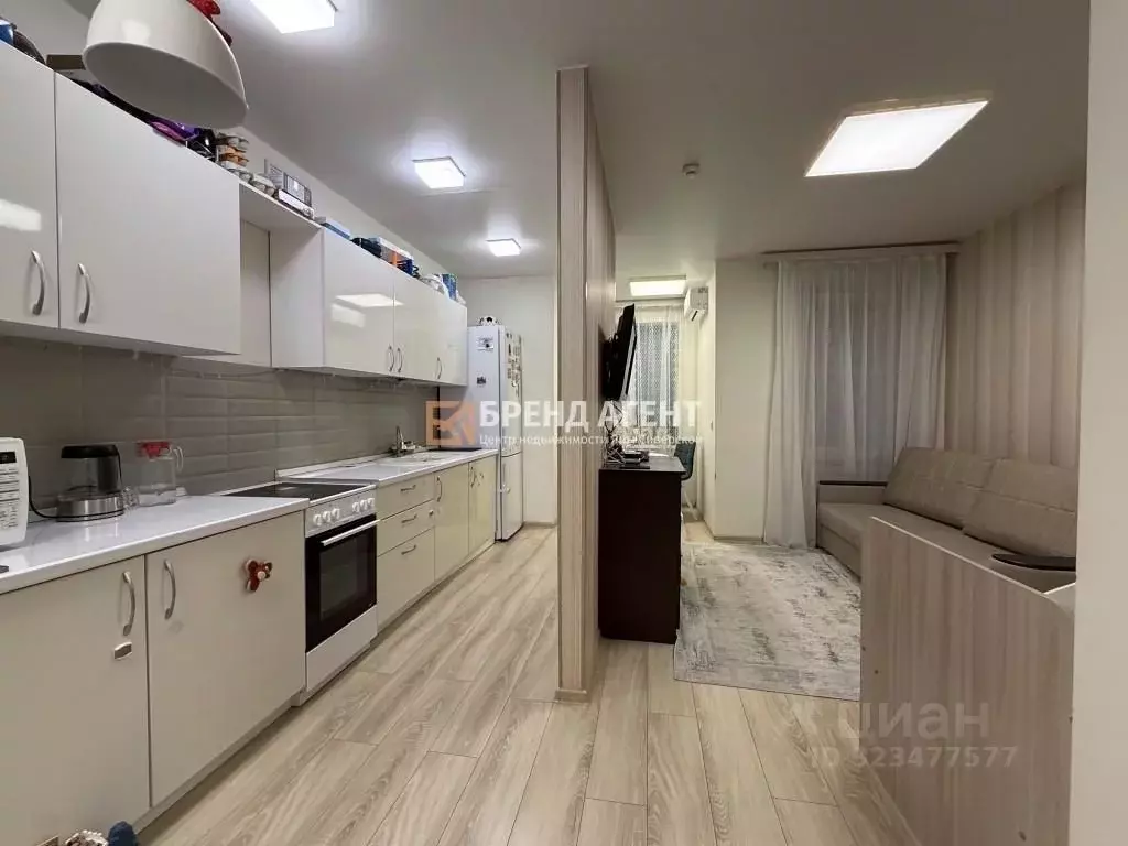 Студия Белгородская область, Белгород ул. Семейная, 21 (30.2 м) - Фото 2