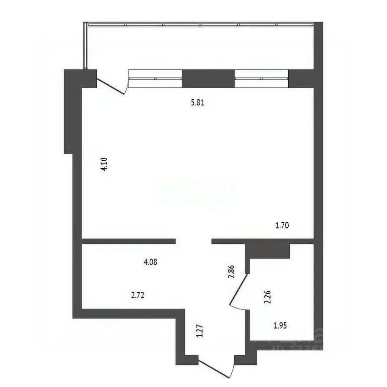 Студия Красноярский край, Красноярск ул. Калинина, 175А (35.4 м) - Фото 2