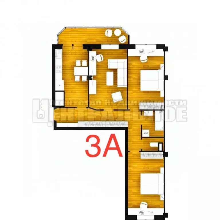 3-к кв. Смоленская область, Смоленск Кловская ул., 11А (85.8 м) - Фото 1