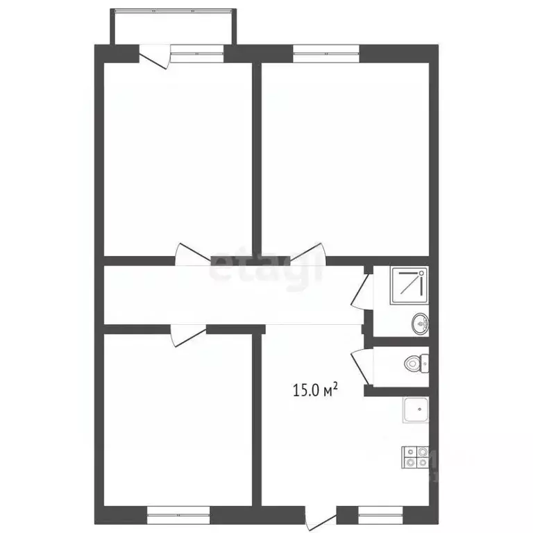 3-к кв. Крым, Феодосия ш. Керченское, 76А (91.4 м) - Фото 2