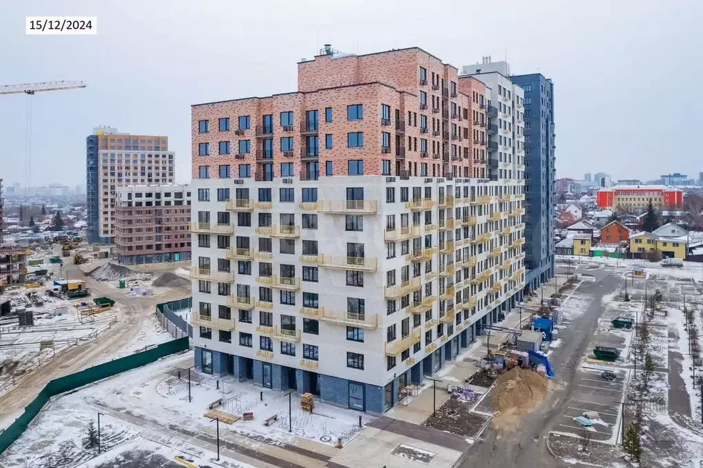 Квартира-студия, 24,6 м, 2/13 эт. - Фото 1