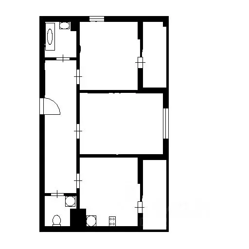2-к кв. Воронежская область, Воронеж ул. Антонова-Овсеенко, 35Э (69.3 ... - Фото 2
