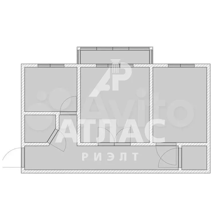 2-к. квартира, 42,4 м, 4/5 эт. - Фото 0