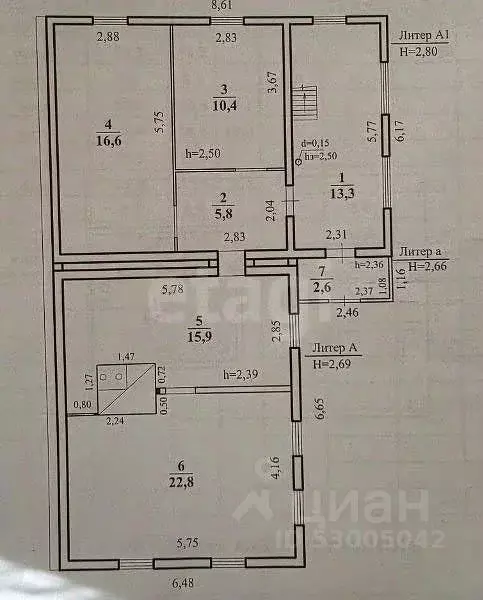 Дом в Забайкальский край, Чита ул. Рахова, 44 (99 м) - Фото 2