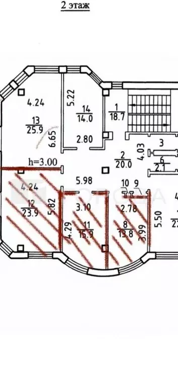 Офис в Новосибирская область, Новосибирск ул. Жуковского, 107/1 (54 м) - Фото 2