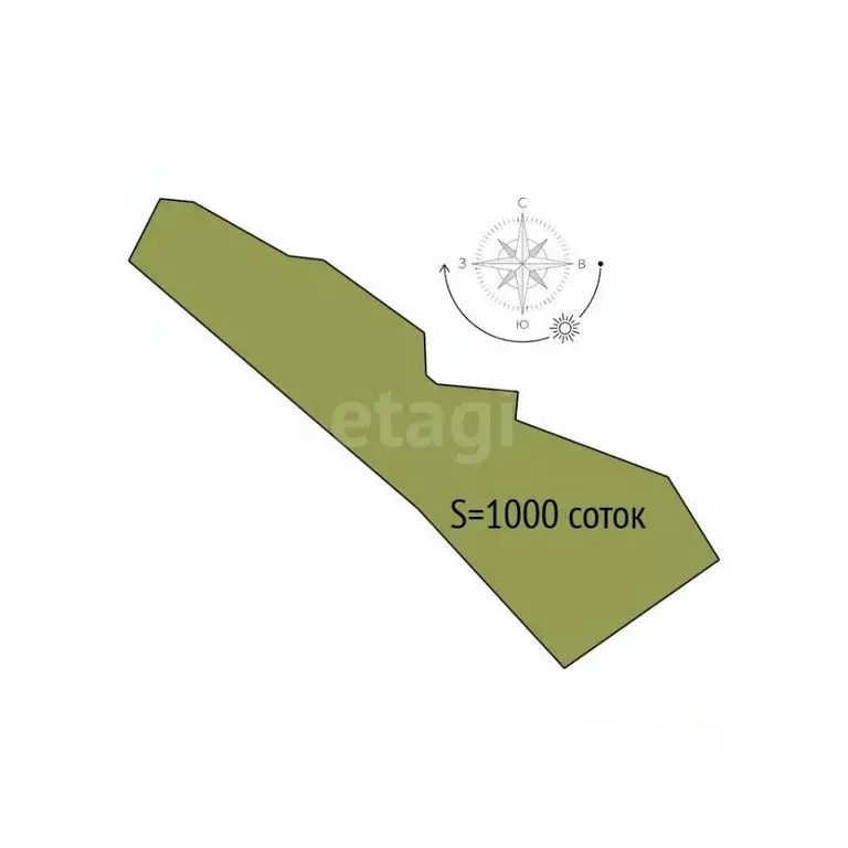 Участок в Брянская область, Выгоничский район, Хмелевское с/пос, д. ... - Фото 2