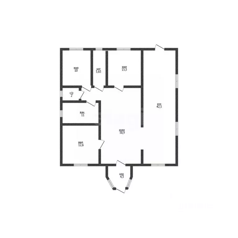 Дом в Адыгея, Майкопский район, Победенское с/пос, пос. Удобный ул. ... - Фото 2