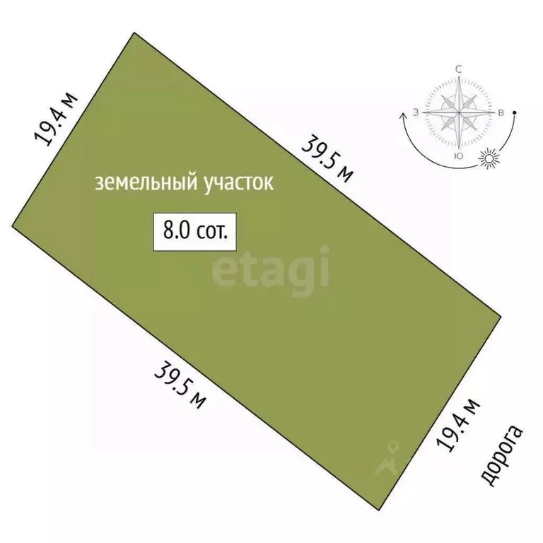 Участок в Тюменская область, Нижнетавдинский муниципальный округ, ... - Фото 2