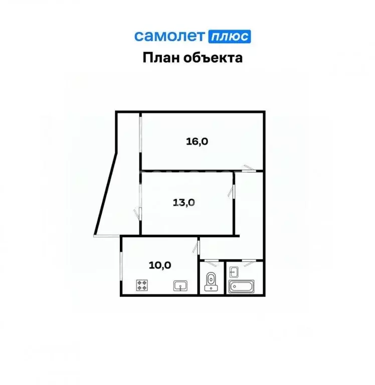 2-к кв. Свердловская область, Екатеринбург ул. Маяковского, 8 (50.0 м) - Фото 1