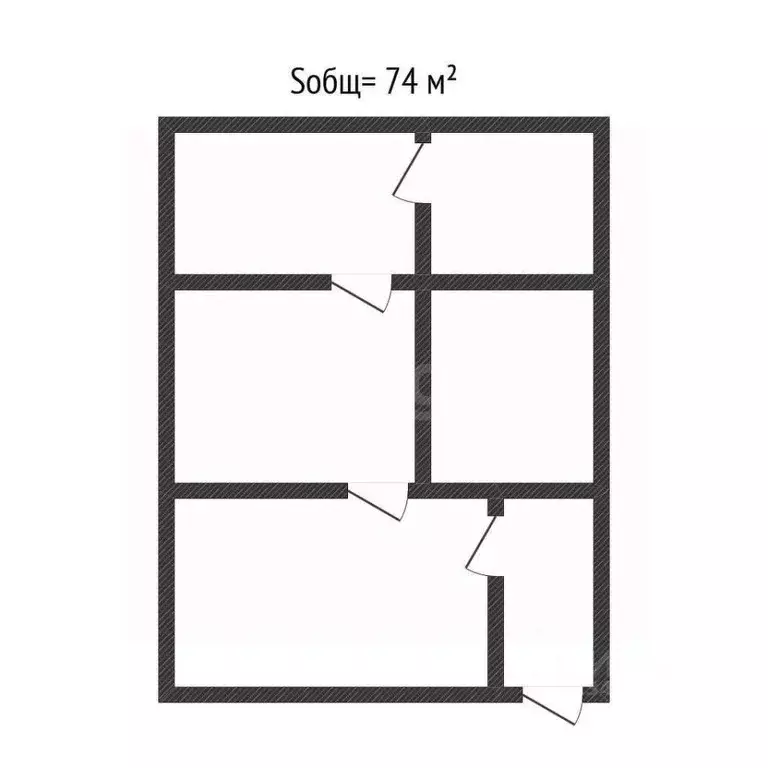 Дом в Брянская область, Клинцы ул. Степана Разина (74 м) - Фото 1