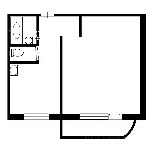 1-к кв. Новосибирская область, Новосибирск ул. Палласа, 3 (42.5 м) - Фото 2
