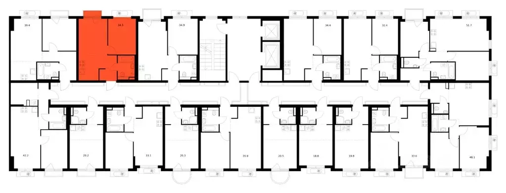 1-к кв. Московская область, Ленинский городской округ, Боброво пгт ... - Фото 2