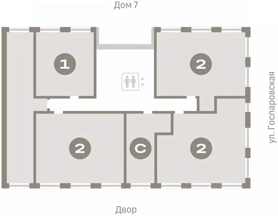 1-к кв. Тюменская область, Тюмень Причальная ул., 7 (43.29 м) - Фото 1