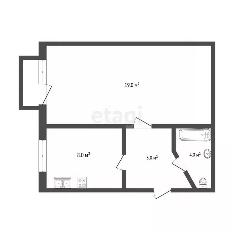 1-к кв. Пермский край, Пермь ул. Куйбышева, 93 (36.1 м) - Фото 2