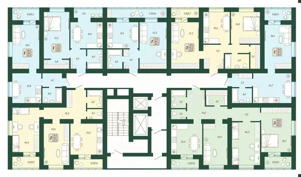3-к кв. Самарская область, Волжский район, Смышляевка городское ... - Фото 2
