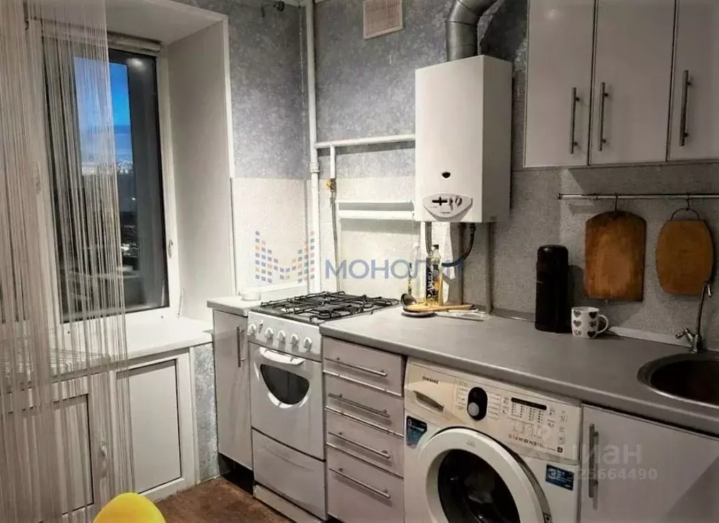 1-к кв. Нижегородская область, Дзержинск просп. Чкалова, 56 (33.0 м) - Фото 2