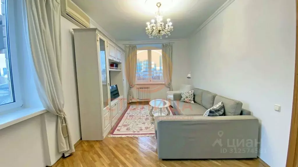 3-к кв. Москва Ростовская наб., 3 (80.0 м) - Фото 1