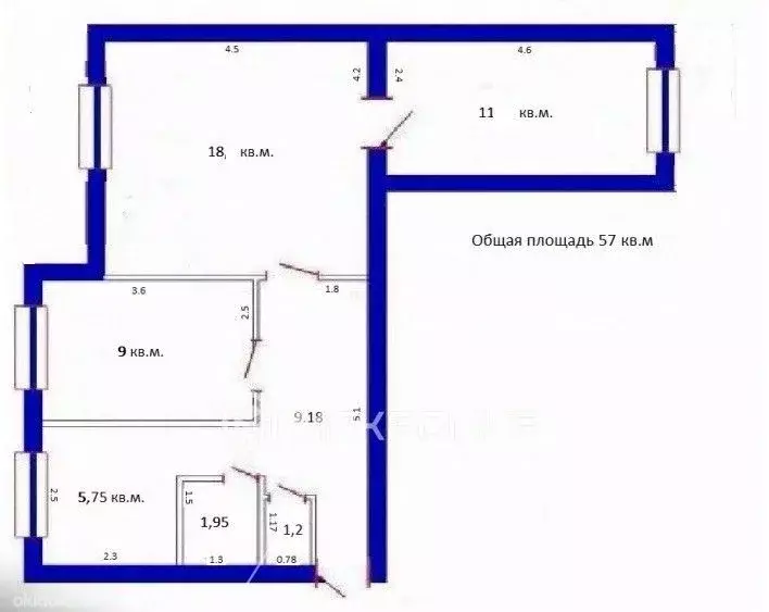 3-к кв. челябинская область, челябинск ул. Героев Танкограда, 61 (57.9 . - Фото 1
