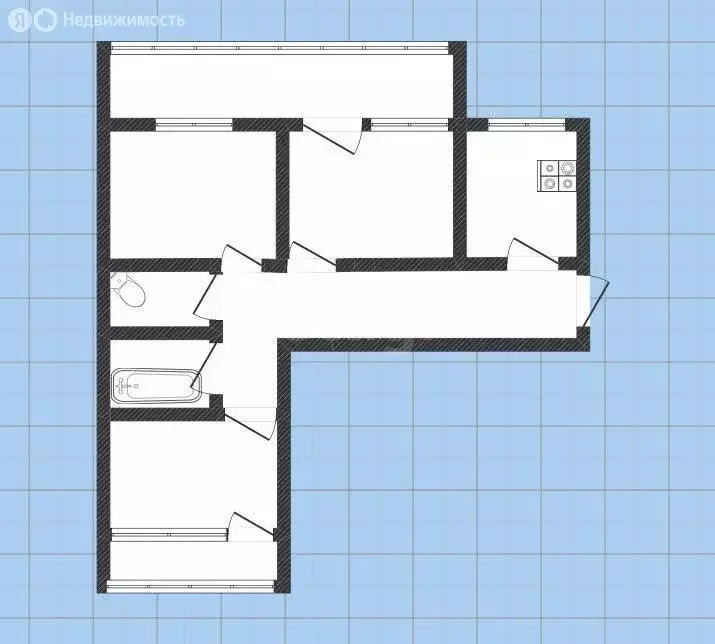 3-комнатная квартира: Иркутск, улица Румянцева, 15 (63.9 м) - Фото 1