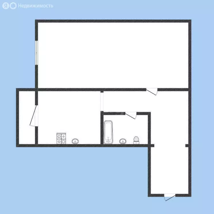 1-комнатная квартира: Нерехта, улица Калинина, 15 (37 м) - Фото 0