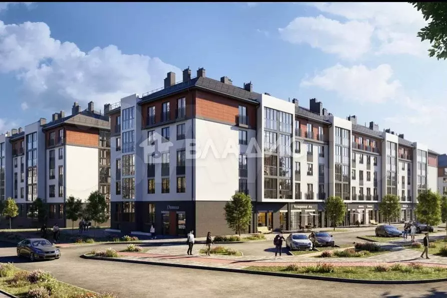 1-к. квартира, 36,7 м, 2/5 эт. - Фото 1