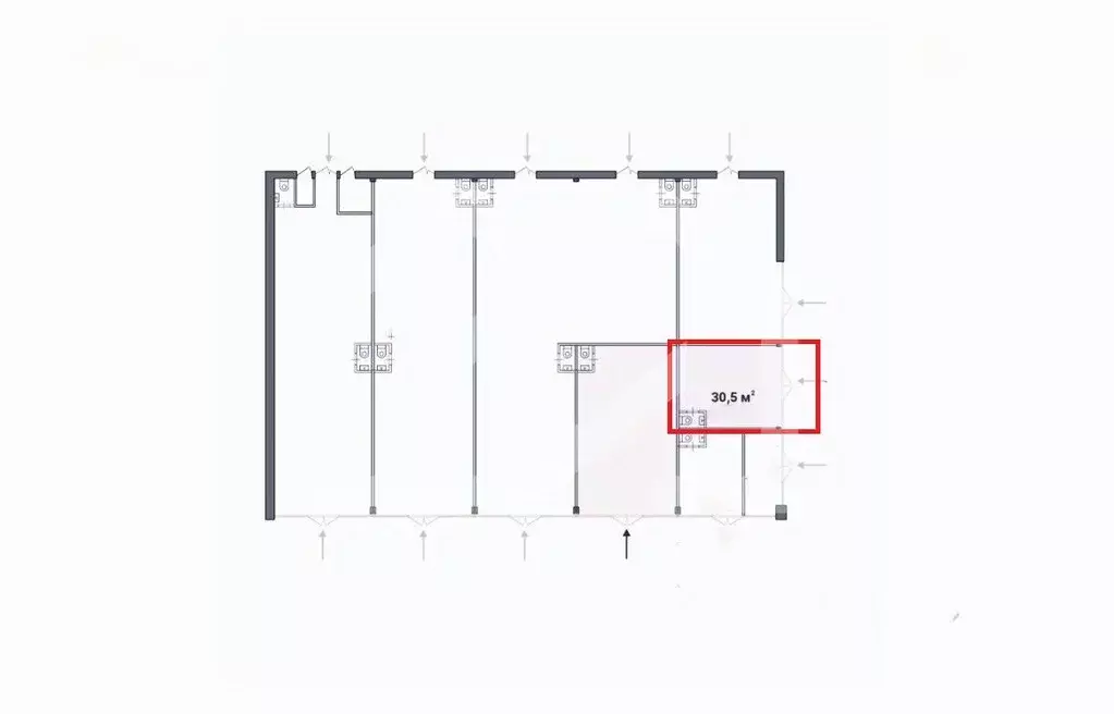 Помещение свободного назначения в Москва Тушинская ул., 24С15 (31 м) - Фото 2