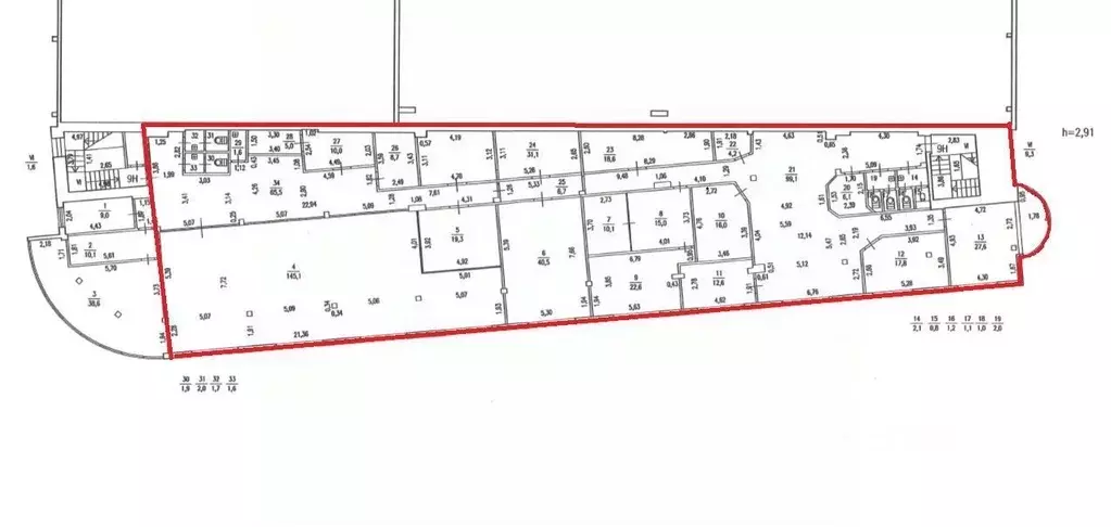 Офис в Санкт-Петербург Лиговский просп., 254 (586 м) - Фото 2