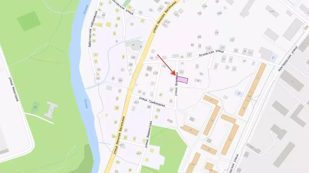 Участок в Псковская область, Псков ул. Шевченко (4.86 сот.) - Фото 2