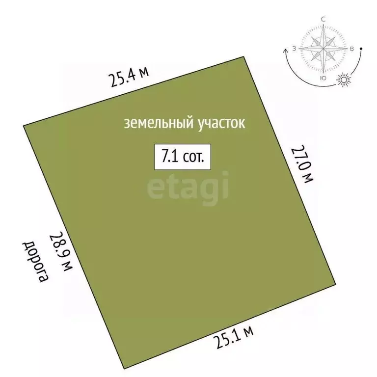 Участок в Калужская область, Калуга ул. Речная (7.1 сот.) - Фото 2