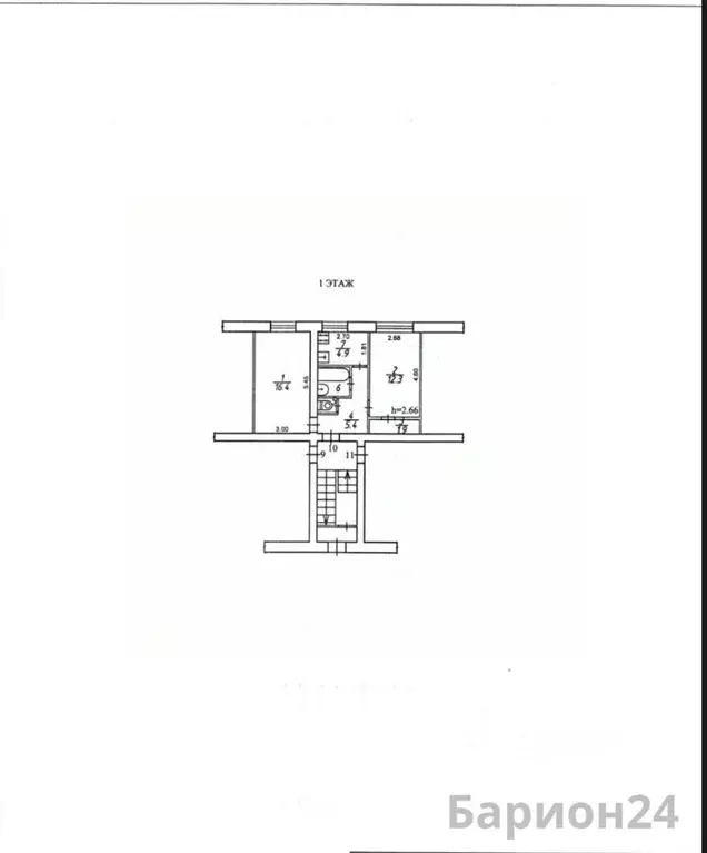 2-к кв. Калужская область, Балабаново г. Боровский муниципальный ... - Фото 2