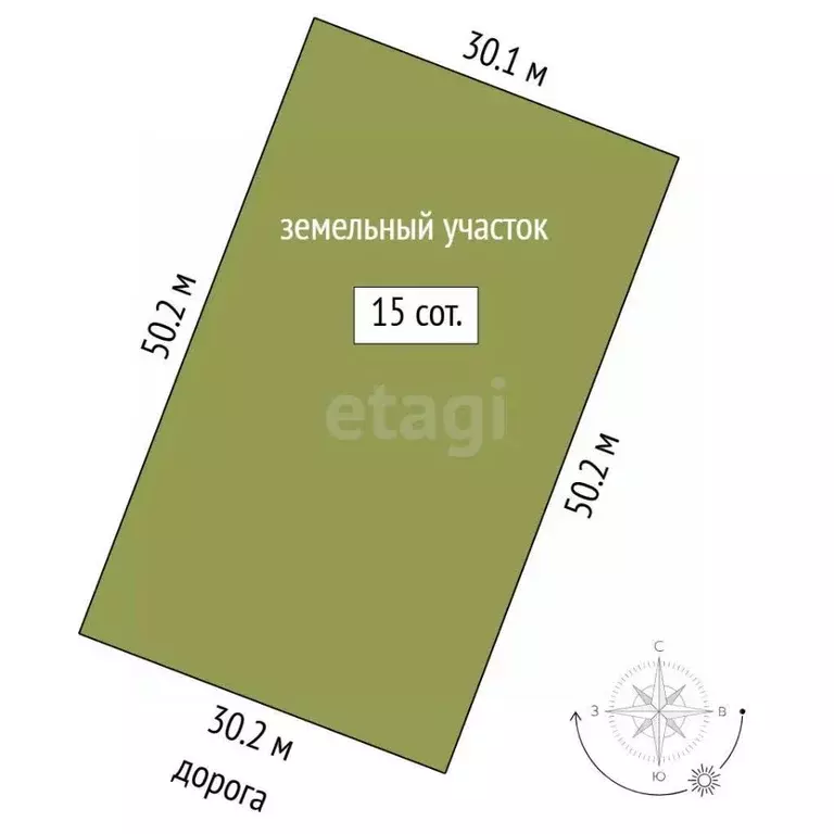 Участок в Тюменская область, Тюменский муниципальный округ, с. Успенка ... - Фото 2