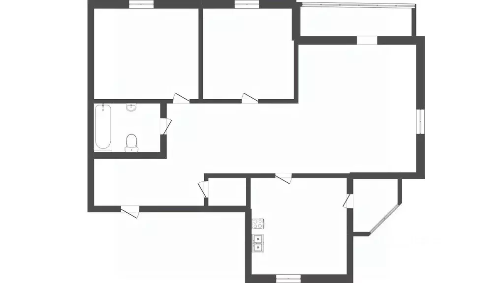 3-к кв. Тюменская область, Тюмень ул. Кирова, 6 (127.5 м) - Фото 2