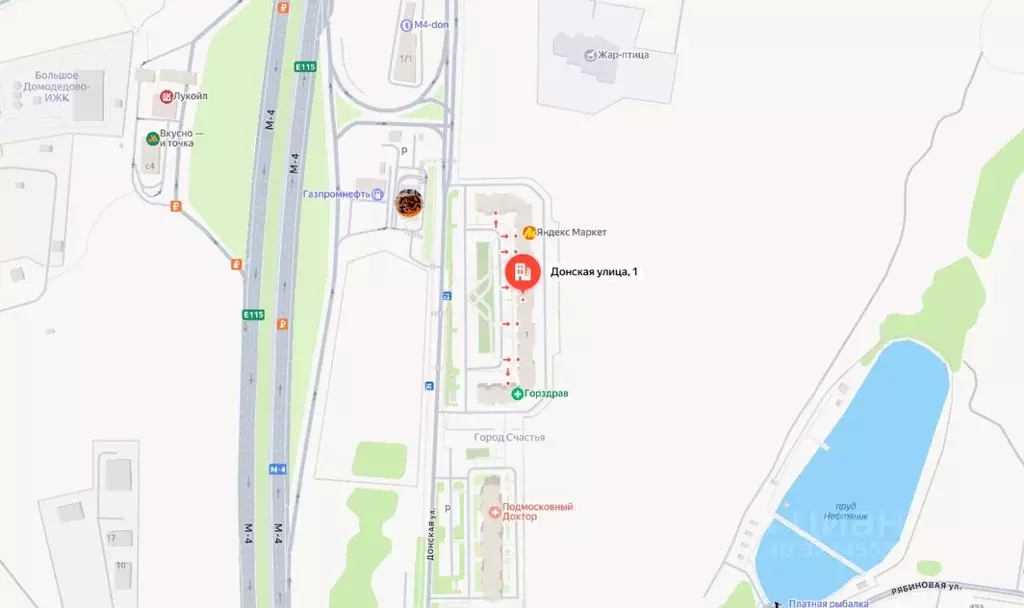 Свободной планировки кв. Московская область, Домодедово Востряково ... - Фото 1