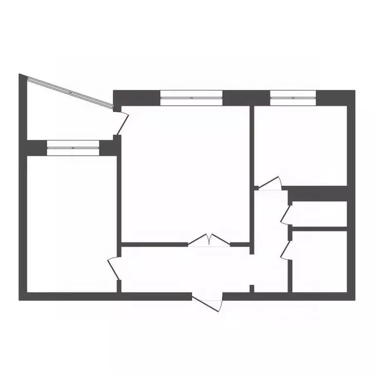 2-к кв. Красноярский край, Красноярск ул. Авиаторов, 42 (58.1 м) - Фото 2