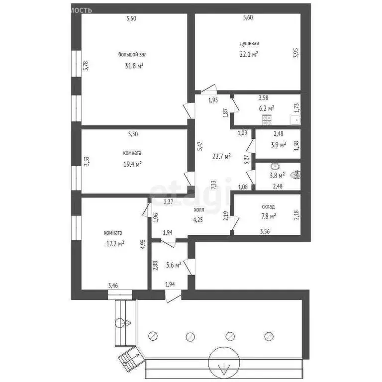 Помещение свободного назначения (140.5 м) - Фото 1