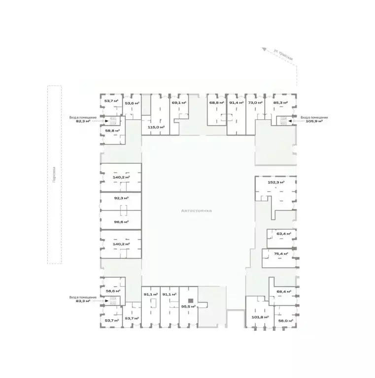 Помещение свободного назначения в Тюменская область, Тюмень Зарека ... - Фото 2