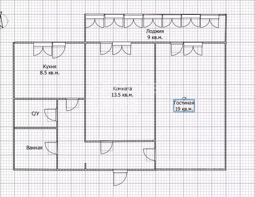 2-к кв. Брянская область, Брянск Советская ул., 110 (60.0 м) - Фото 2
