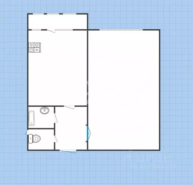 1-к кв. Липецкая область, Липецк ул. А.Г. Стаханова, 37 (35.5 м) - Фото 2