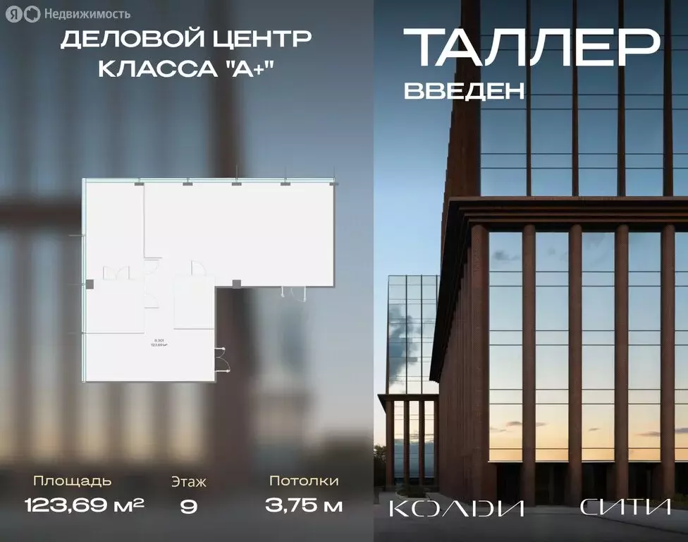 Офис (123.69 м) - Фото 1