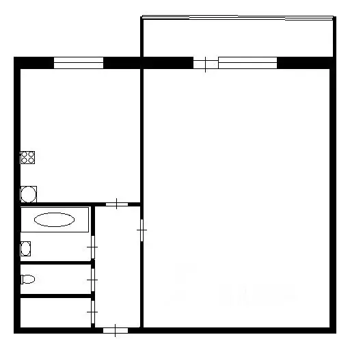 1-к кв. Кемеровская область, Юрга ул. Мира, 9 (34.5 м) - Фото 2