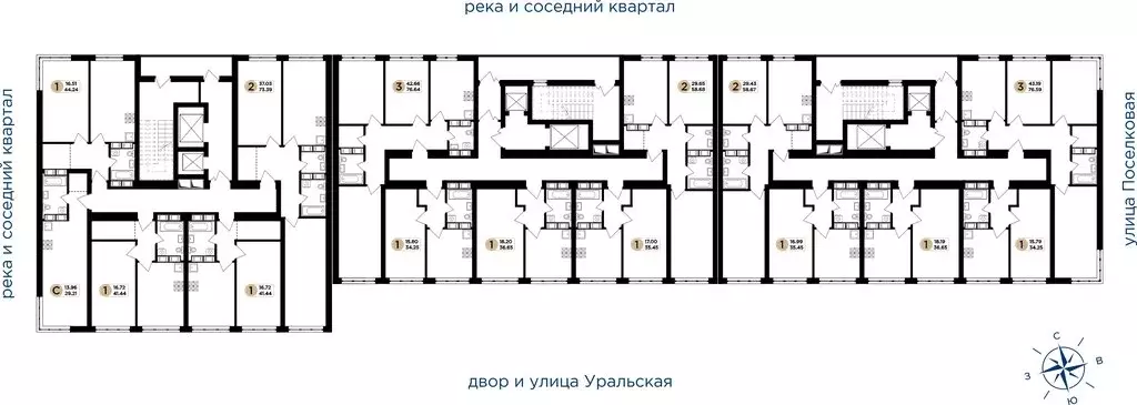 2-комнатная квартира: Самара, Куйбышевский район (58.68 м) - Фото 1