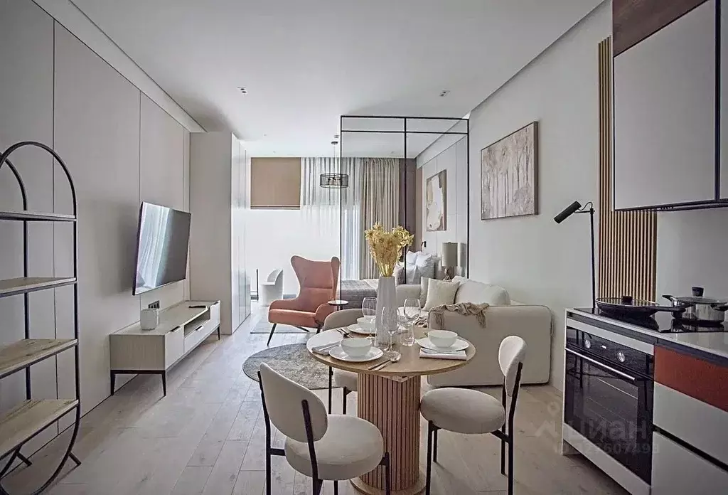 Студия Москва просп. Академика Сахарова, 7 (44.0 м) - Фото 2