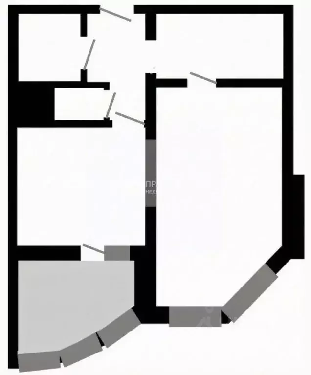 1-к кв. Московская область, Химки ул. Мельникова, 15 (44.3 м) - Фото 2
