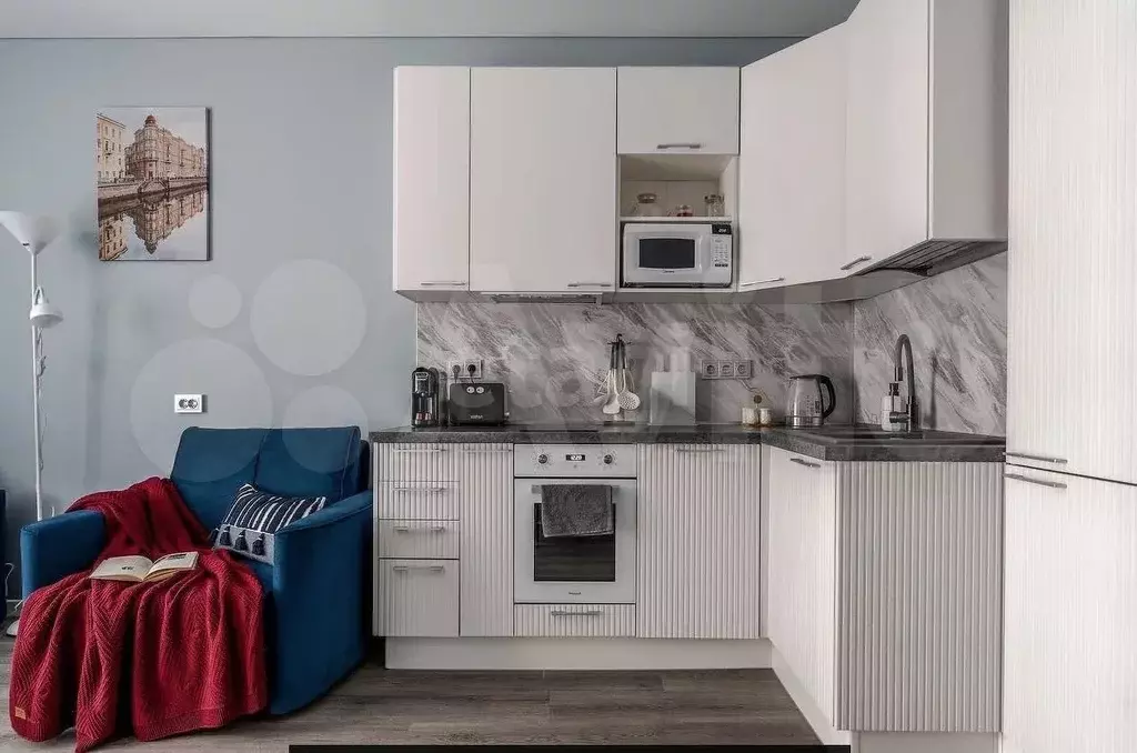 1-к. квартира, 40 м, 4/15 эт. - Фото 1